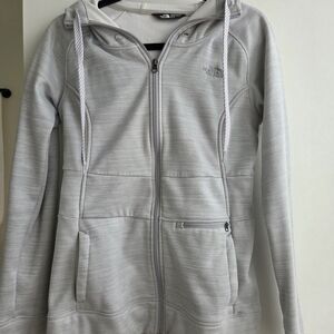 The North Face Gray Zip-Up Hoodie XSP